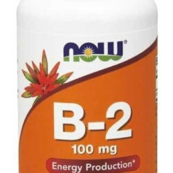 Vitamina B2 Riboflavina 100mg 100 Caps Now Foods