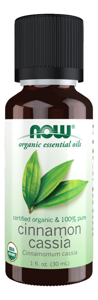 Óleo Canela Cássia Now Foods 30ml Orgânico Importado