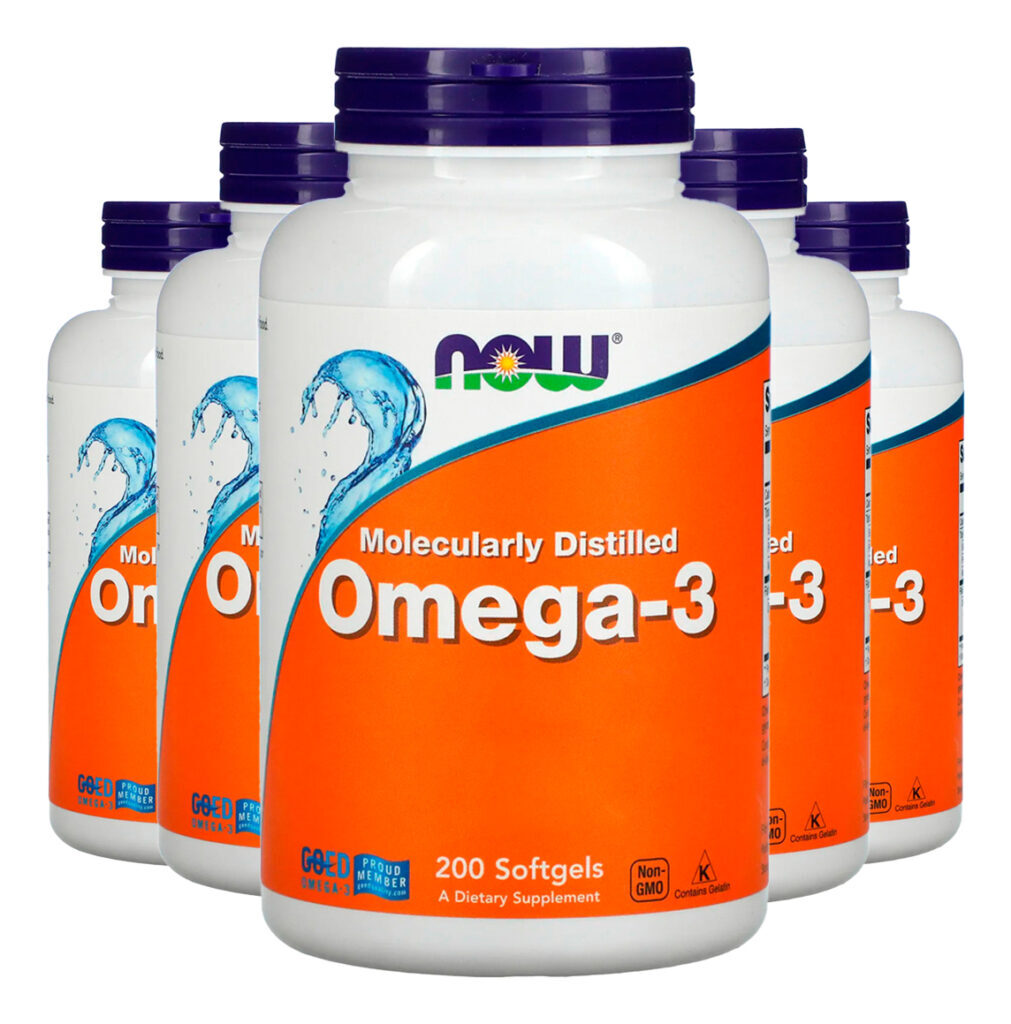 Ômega-3 Molecularmente Destilado 200soft 5un Now Foods