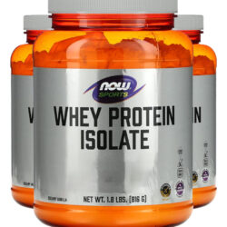Whey Protein Pó 816 G Sabor Baunilha Importado 3un Now Foods