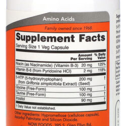 5htp 200mg Now Foods 5hidroxitriptofano 60cáps Importado 4un