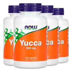 Yucca 500mg 100 Cápsulas Importado 4un Now Foods