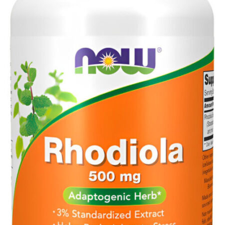 Extrato Rhodiola 500 Mg Now Foods 120 Veg Cáps Importado 4un - Imagem 5
