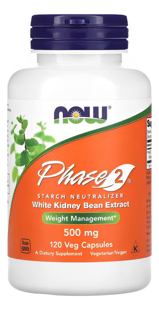 Phase 2 500mg Now Foods 120 Veg Cápsulas Importado 3un - Imagem 5