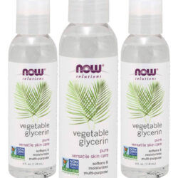Glicerina Vegetal 118ml Now Foods Vegetable Glycerin 3un