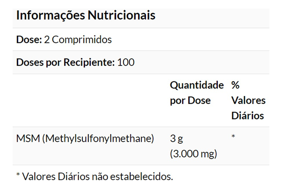 Msm 1500mg 200 Tablets Importado 3un Now Foods - Imagem 5