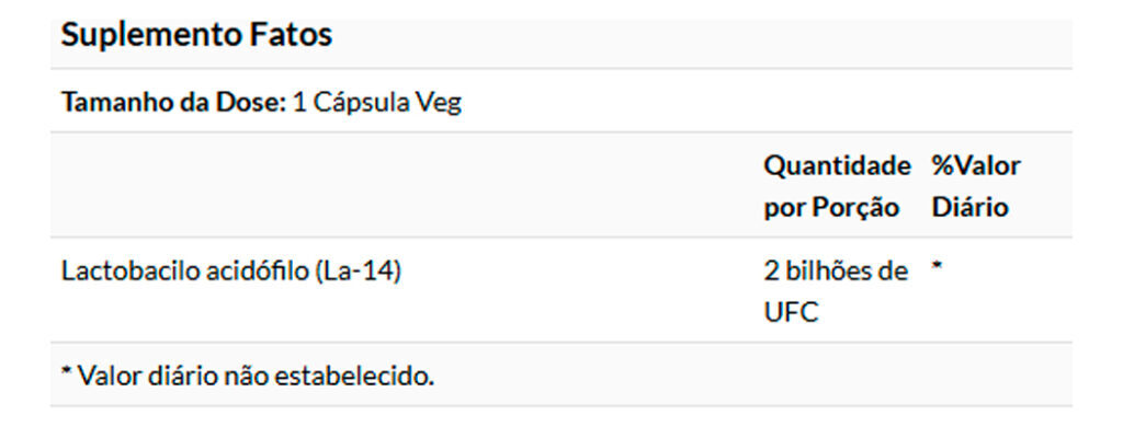Acidophilus Two 20mg Now Foods 100 Cápsulas Importado - Imagem 4