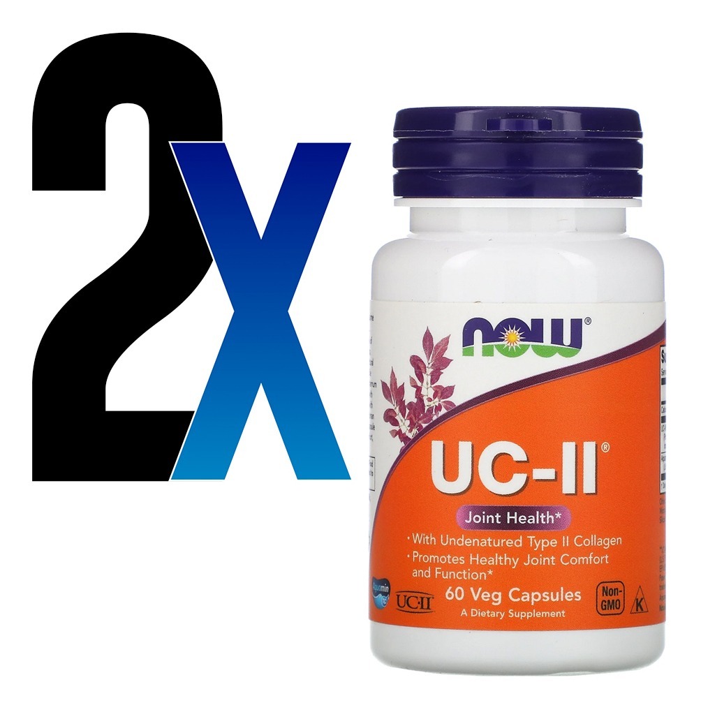 Colágeno Tipo 2 Uc-ii 40mg Now Foods 60 Veg Caps 2un - Imagem 2