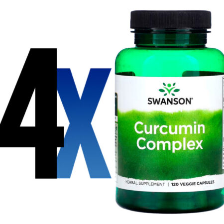 Curcumina Complex Swanson Com Bioperine 120cap Importado 4un - Imagem 2