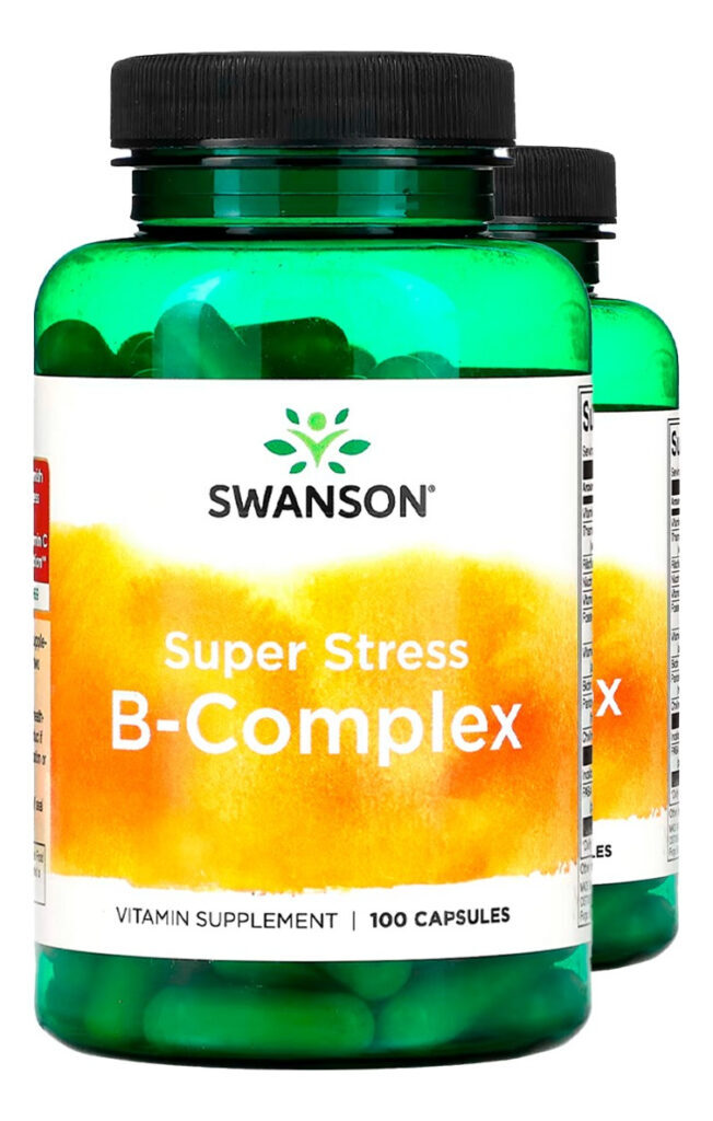 Complexo B Com Vitamina C Swanson 100 Caps Importado 2un