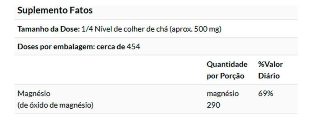 Óxido De Magnésio Em Pó Now Foods 227g + Porta Cápsulas - Imagem 4