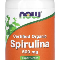 Spirulina Orgânica 500mg Now Foods 100 Tablets