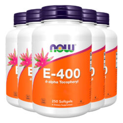Vitamina E-400 Now Foods D-alfa Tocoferol 250s Importado 5un