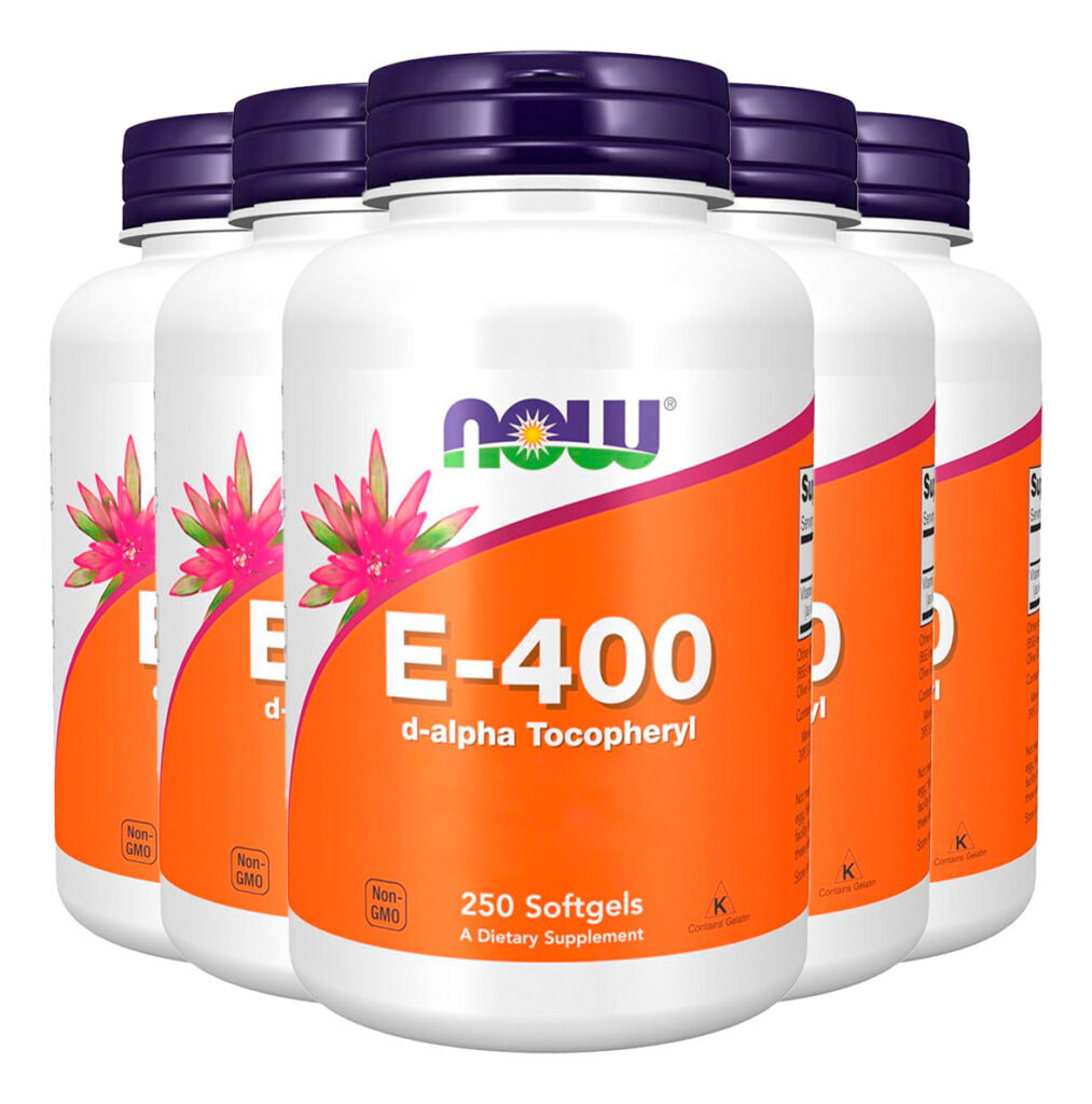 Vitamina E-400 Now Foods D-alfa Tocoferol 250s Importado 5un