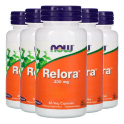 Relora Extracto 300mg Now Foods 60veg Cápsulas Importado 5un