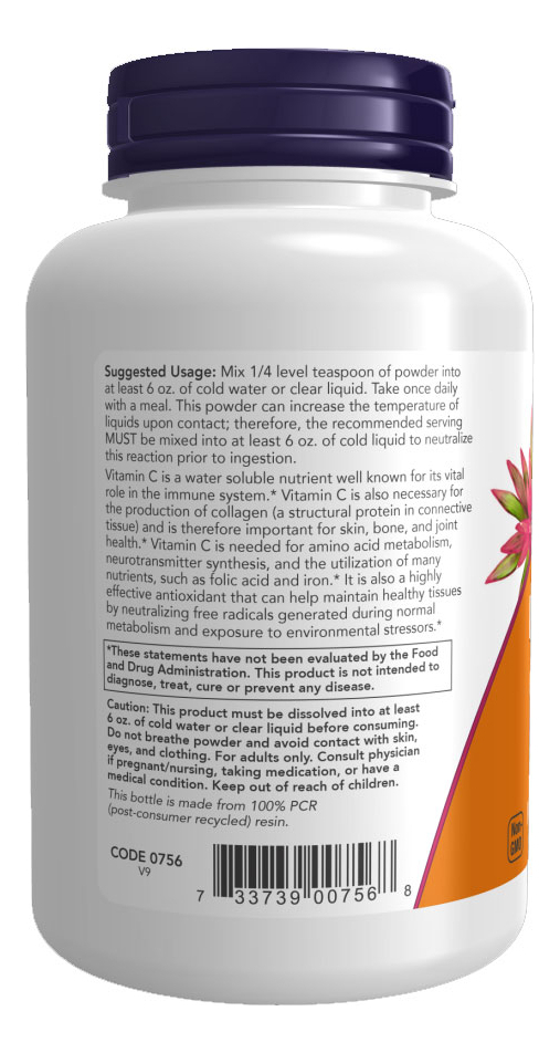 Ascorbato Magnésio Pó + Vit C 227g Importado 3un Now Foods - Imagem 4