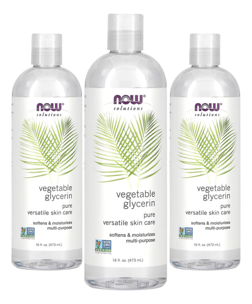 Glicerina Vegetal 473ml Now Foods Cozinha Uso Diário 3un