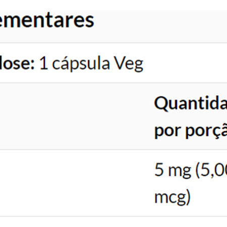 Biotina 5000mcg Now Foods 60 Cáps + Porta Cápsulas - Imagem 4