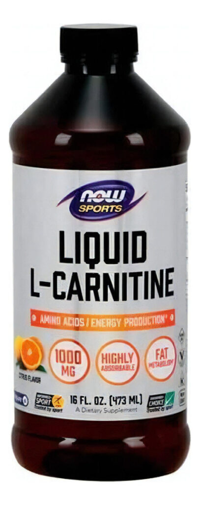 Carnitina Liquida - Now Sports - 473 Ml Citrus Importado