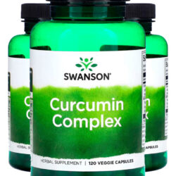 Curcumina Complex Swanson Com Bioperine 120cap Importado 3un