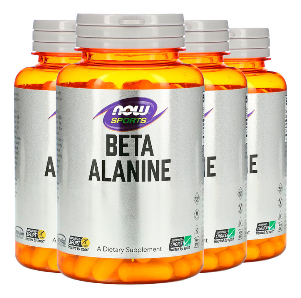 Beta-alanina 750mg Now Foods 120 Cápsulas Importado 4un