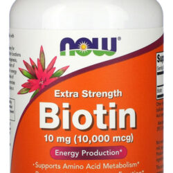 Biotina 10mg Extra Força 120veg Caps Nowfoods Importado