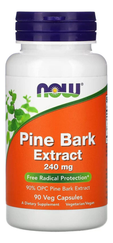 Suplemento Now Extrato De Casca De Pinheiro 240 Mg 90% Opc 9