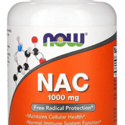 Nac 1000mg 120 Tablets Now Foods Sabor Sem Sabor