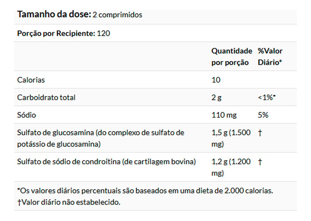 Glucosamina Condroitina Now Foods 240 Tablets Importado - Imagem 4