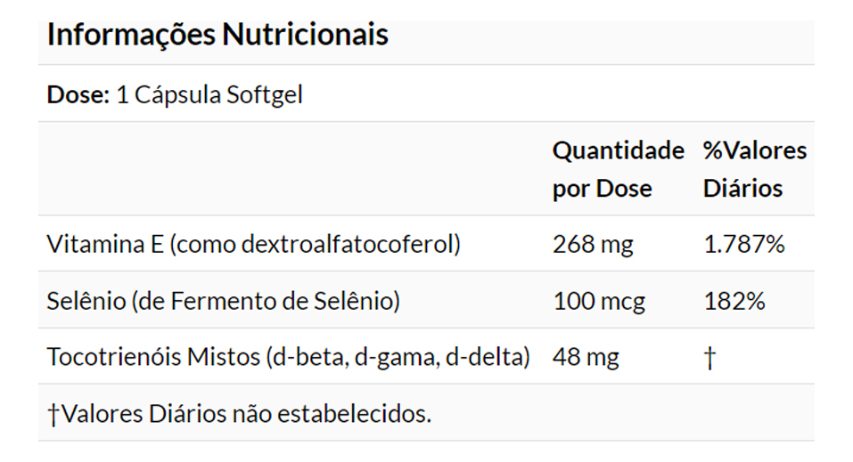 Vitamina E 400ui 100 Softgels Importado 2un Now Foods - Imagem 5