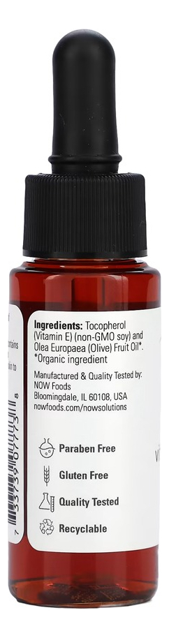 Óleo De Vitamina E Now Foods 2300iu 30ml Importado - Imagem 2