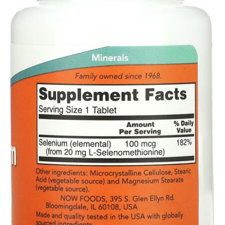Selênio 100mcg Selenium 100 Talets Importado - Imagem 2
