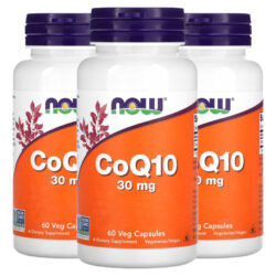 Coenzima Coq10 30mg Now Foods 60 Veg Caps Importado 3un