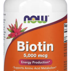 Biotina 5000mcg Now Foods 120veg Caps Importado Eua/usa