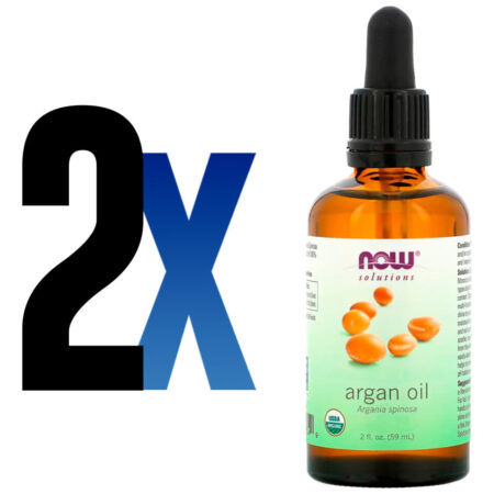 Óleo De Argan Now Foods Orgânico 59ml Importado 2un - Imagem 2