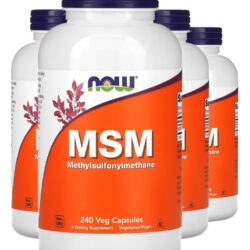 Msm 1000mg 240 Cápsulas Importado 4un Now Foods