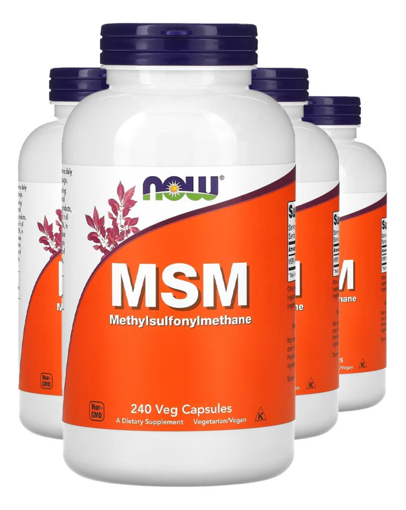 Msm 1000mg 240 Cápsulas Importado 4un Now Foods