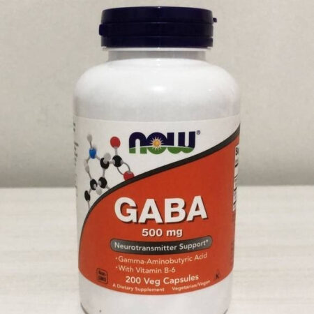 Gaba 500mg 200 Cápsulas Now Com Vitamina B6 - Imagem 5