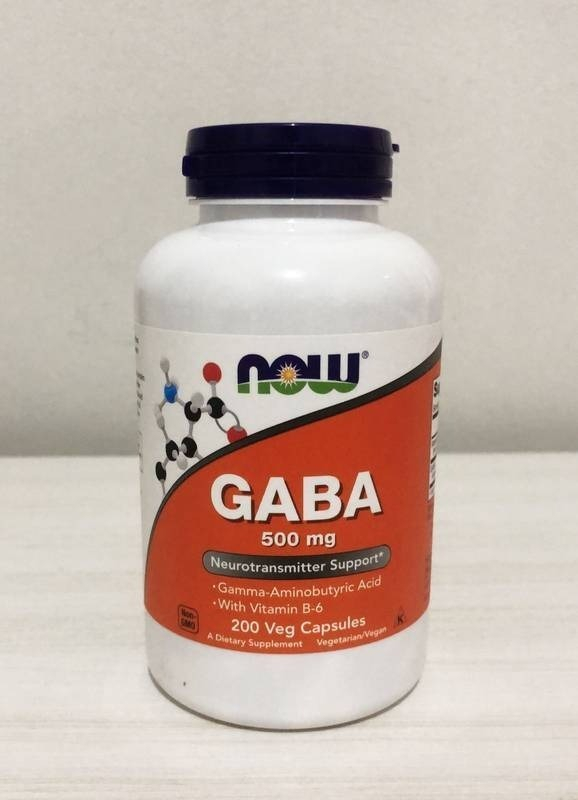Gaba 500mg 200 Cápsulas Now Com Vitamina B6 - Imagem 5