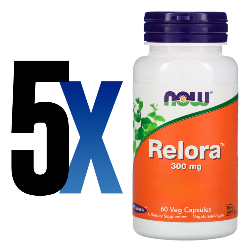 Relora Extracto 300mg Now Foods 60veg Cápsulas Importado 5un - Imagem 2
