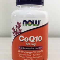 Coq10 Com Óleo De Peixe Ômega-3, 60 Mg, 120 Softgels Sabor Neutro