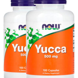 Yucca 500mg 100 Cápsulas Importado 2un Now Foods