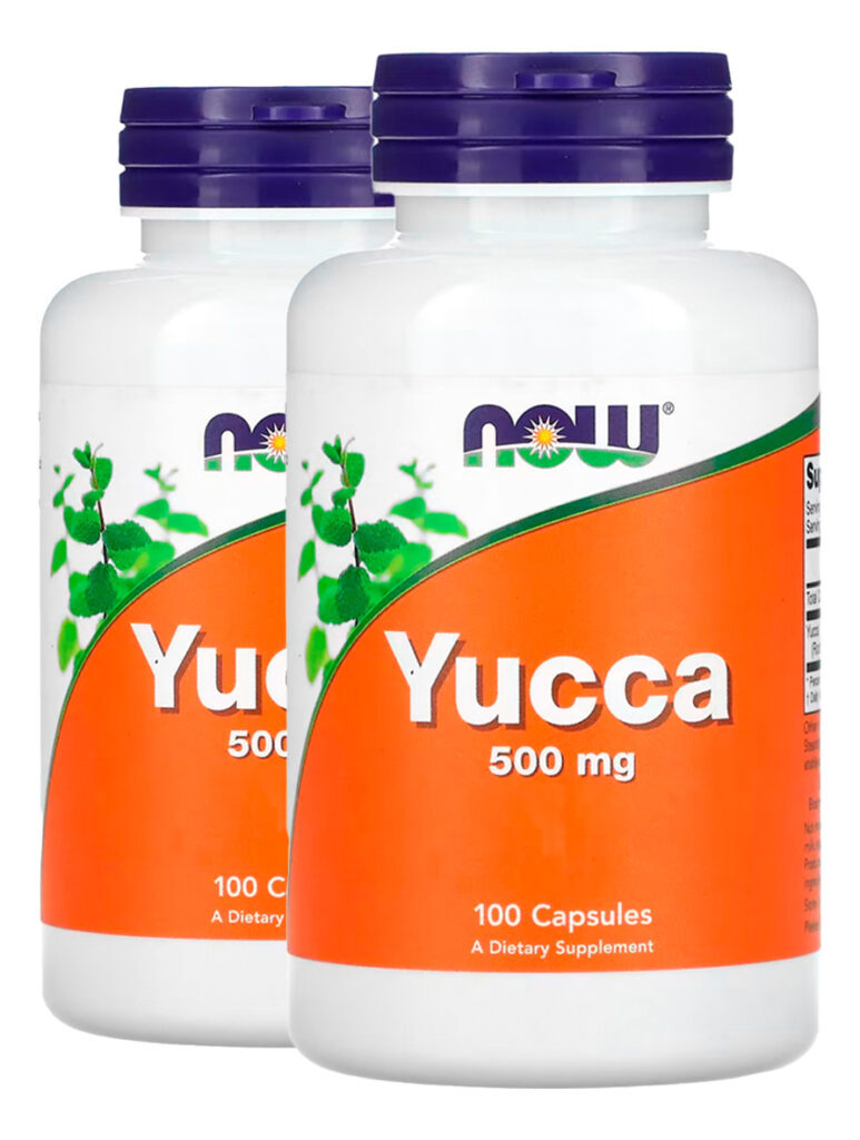 Yucca 500mg 100 Cápsulas Importado 2un Now Foods