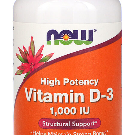 Vitamina D3 1000 Iu Alta Potência Now Foods 180softgls 3un Sabor Sem Sabor - Imagem 2