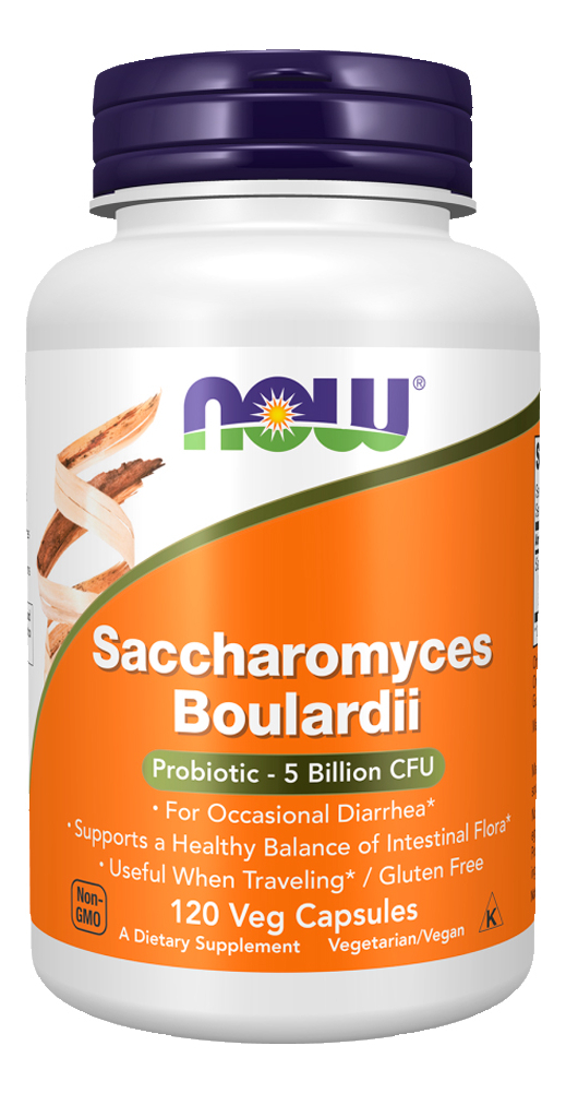 Saccharomyces Boulardii Probiótico 5bi Now Foods 120cáps
