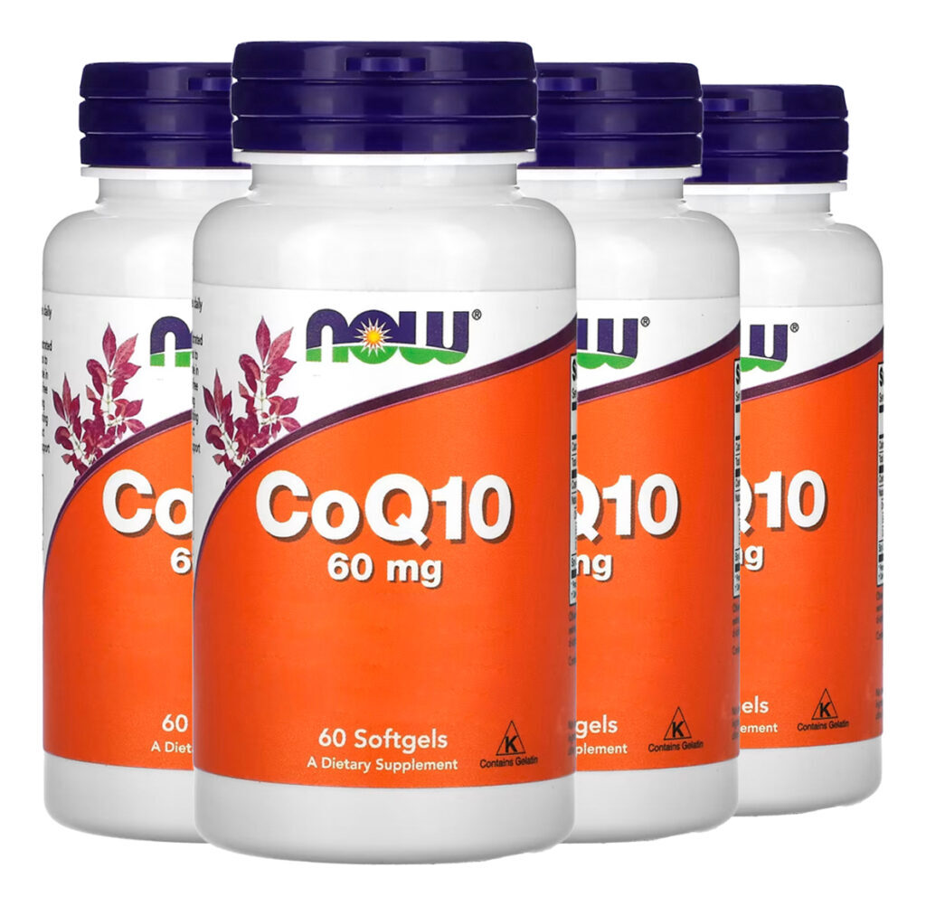 Coenzima Coq10 60mg E Omega-3 Now Foods 60soft Importado 4un