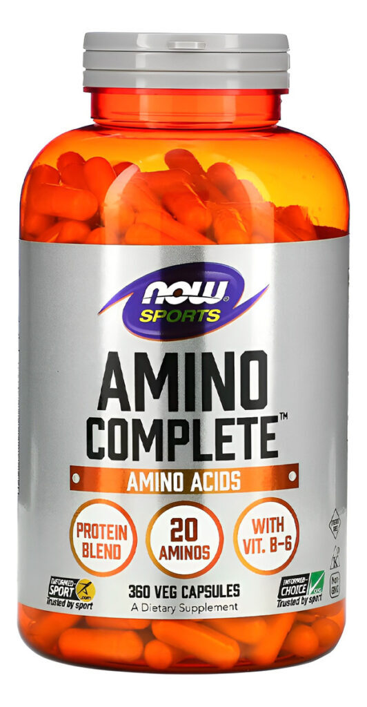 Amino Complete Now Foods Com Vit. B6 360 Cáps Importado 3un - Imagem 5