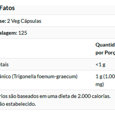 Feno-grego 500mg 250 Cáps Importado 5un Now Foods - Imagem 5