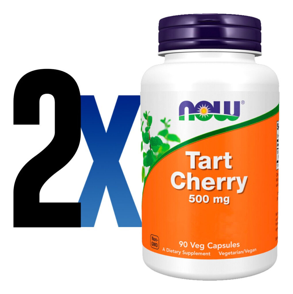 Cereja Azeda 500mg Tart Cherry 90cáp Importado 2un Now Foods - Imagem 2