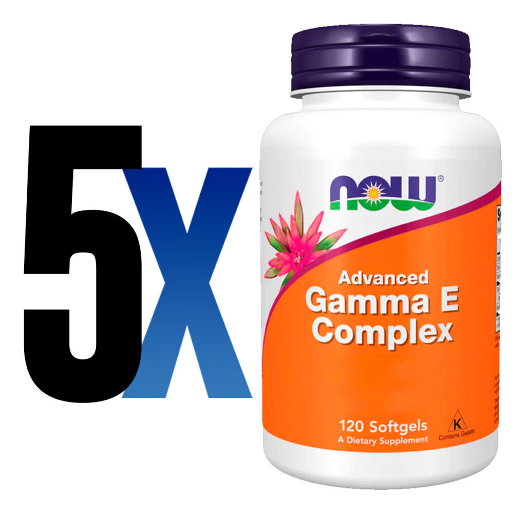 Complexo Gama E Advanced Now Foods 120 Soft Importado 5un - Imagem 2